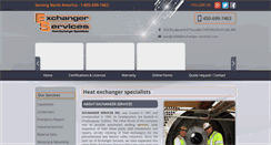 Desktop Screenshot of exchanger-services.com